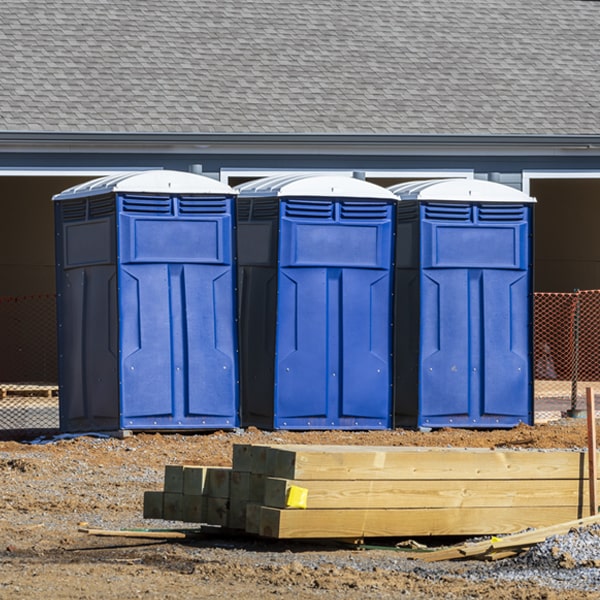 are there any restrictions on where i can place the portable toilets during my rental period in Snake Spring Pennsylvania